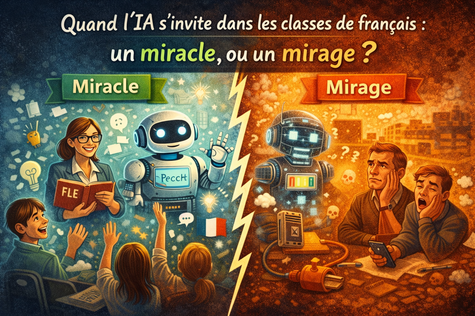 Quand l’IA s’invite dans les classes de français  : un miracle, ou un mirage? 