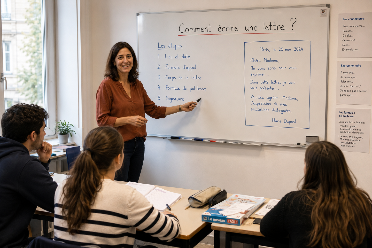 Analyse d’un extrait de cours de FLE à l’aide d’une grille d’observation des interactions